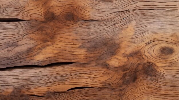 Una superficie in legno con un disegno di grano di legno diverso