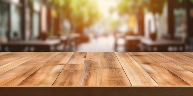 木製テーブルの背景