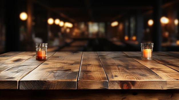 wooden table background