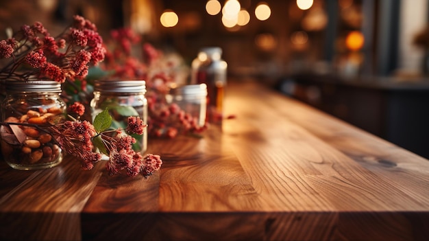 wooden table background