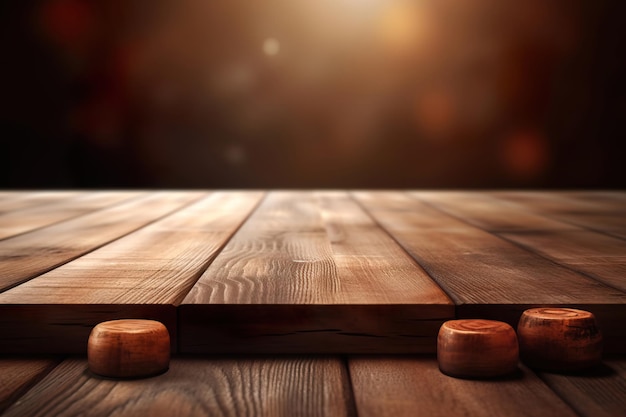 wooden table product background