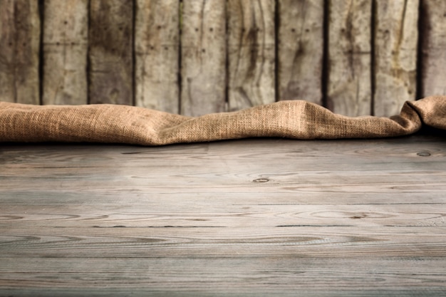 Photo wooden table with background