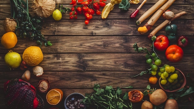 Wooden table with background