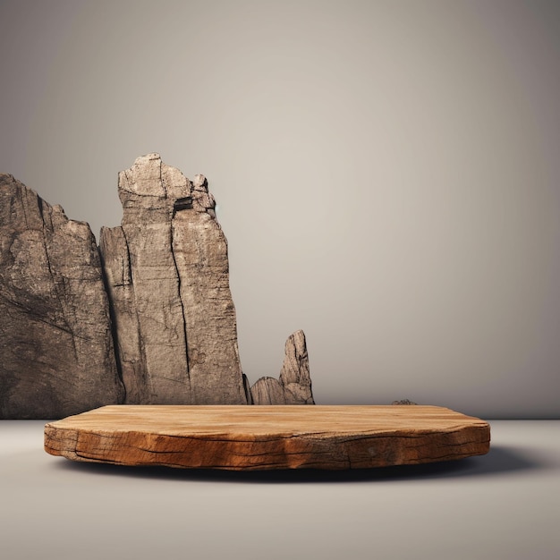 a wooden table with a piece of wood on it