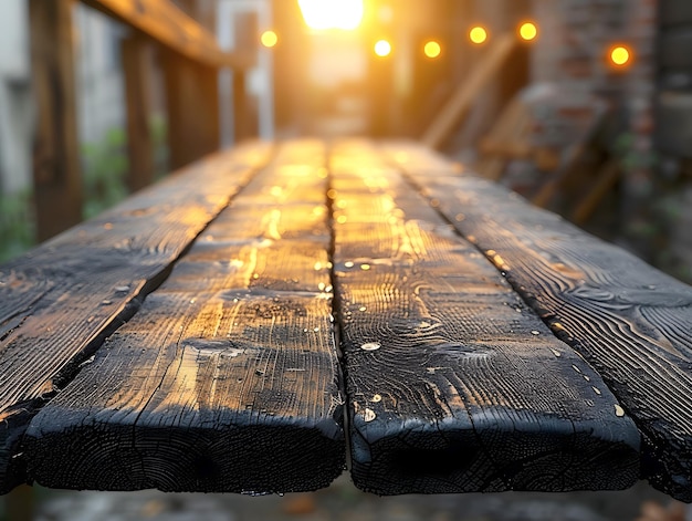 wooden tabletop worn table