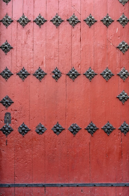 Wooden texture of old door.