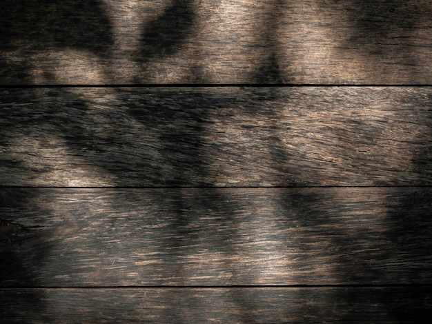 Wooden texture surface with shadows