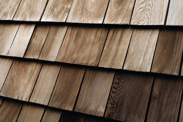 wooden tile of roof