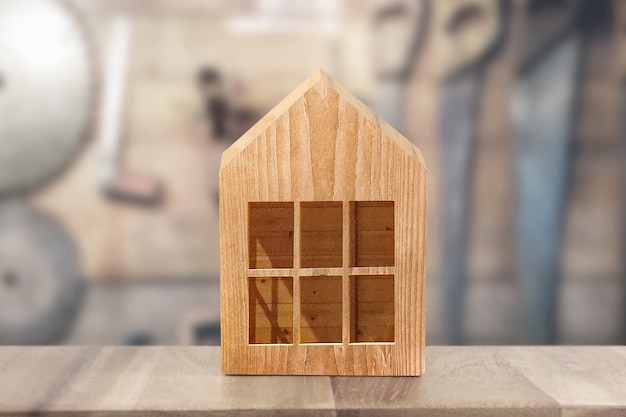 Wooden toy house