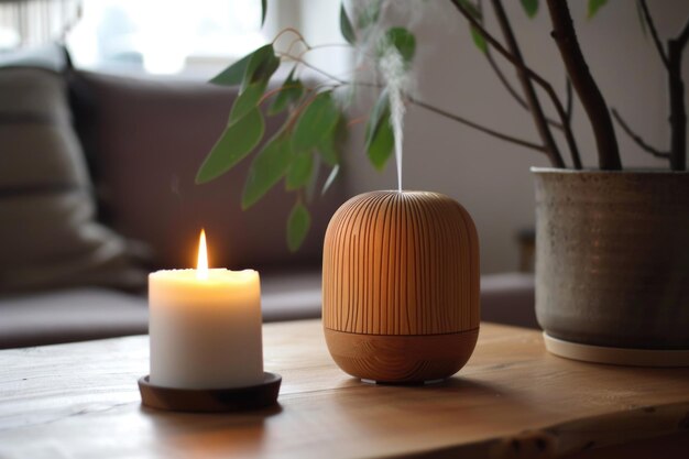 Wooden Ultrasonic Oil Diffuser