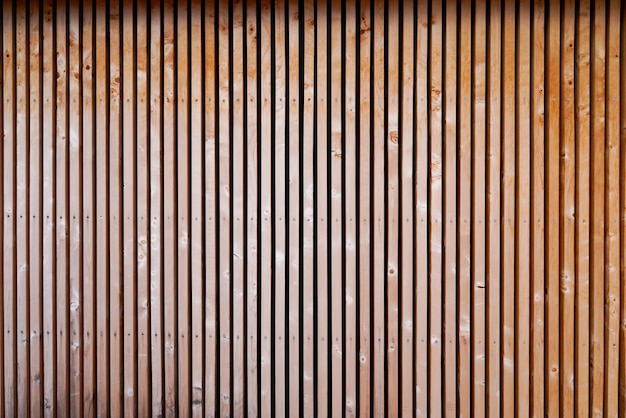 Wooden wall facade made of planks wood large background