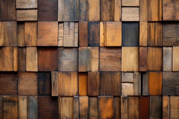 Wooden wall texture wood background for interior or exterior design