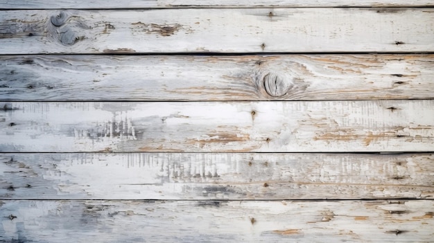 A wooden wall with a white and gray color.