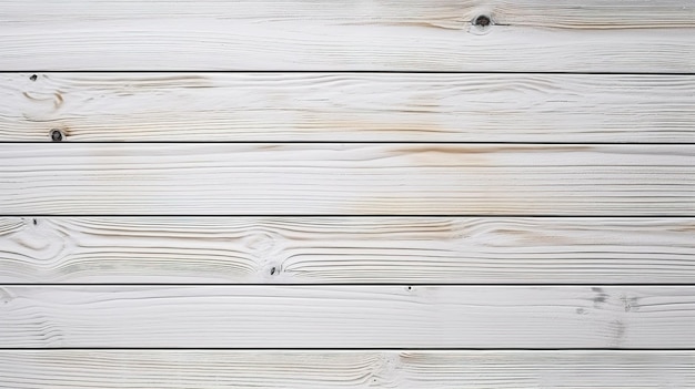 A wooden wall with white paint that has been painted in a light color.