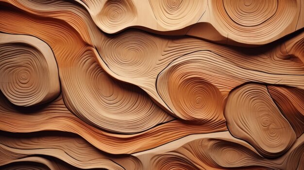 Photo wooden waves wood textures and backgrounds