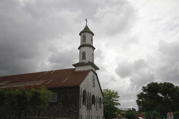 Woodend churches on Island of Chiloe Chile