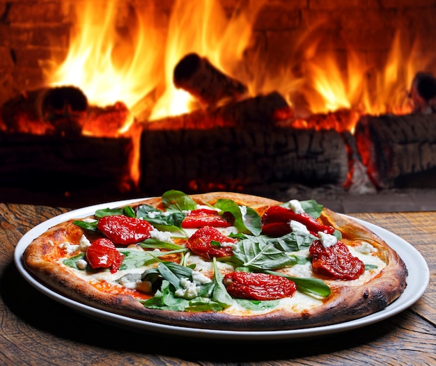 Woodfired pizza oven