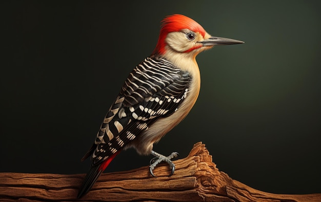 Photo woodpecker bird on natural environment