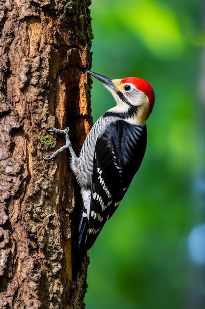 woodpecker on a tree