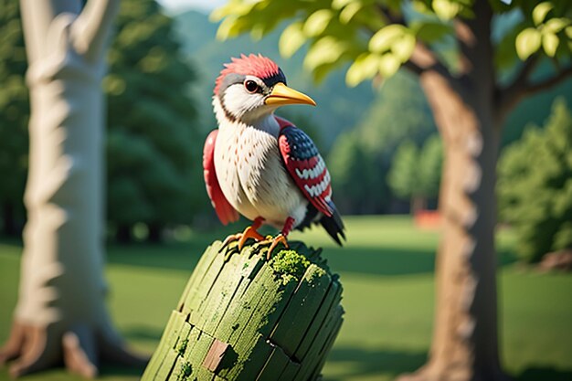 Woodpecker wild protection animal HD photography photo wallpaper background illustration