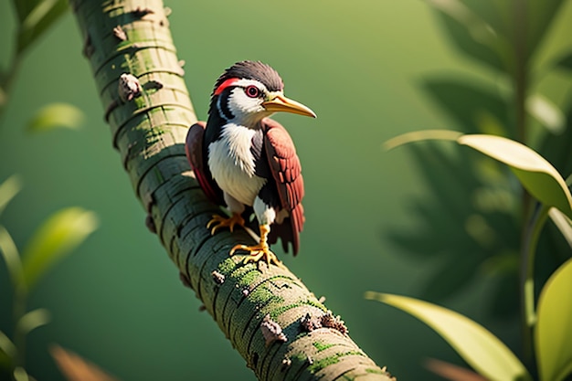 Woodpecker wild protection animal hd photography photo wallpaper background illustration