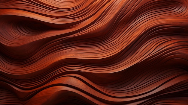 Woodthemed backdrop A captivating abstract design of organic brown wooden waves creating a swirl