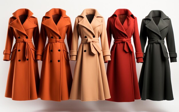 Photo wool coats isolated on a transparent background