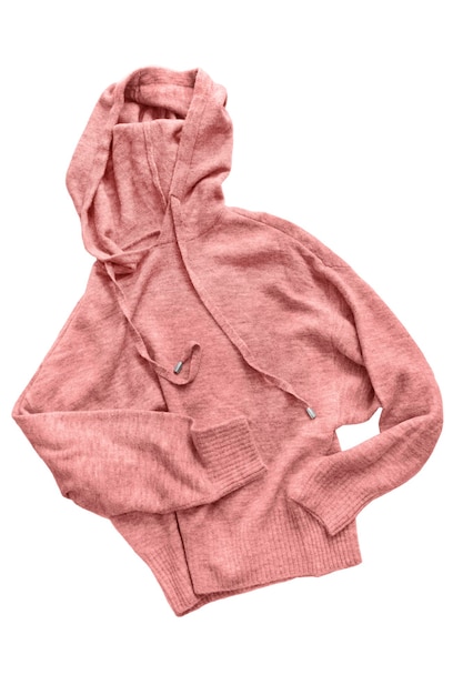 Wool hoody isolated