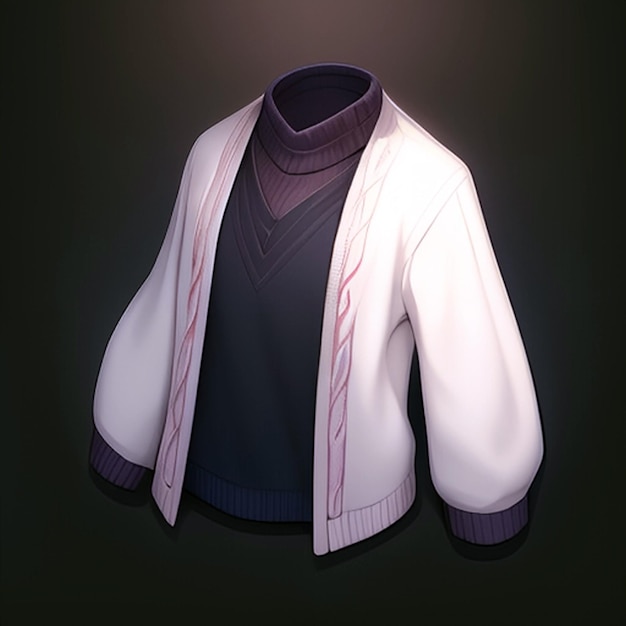 Шерстяная куртка для игровых идей или модного дизайна