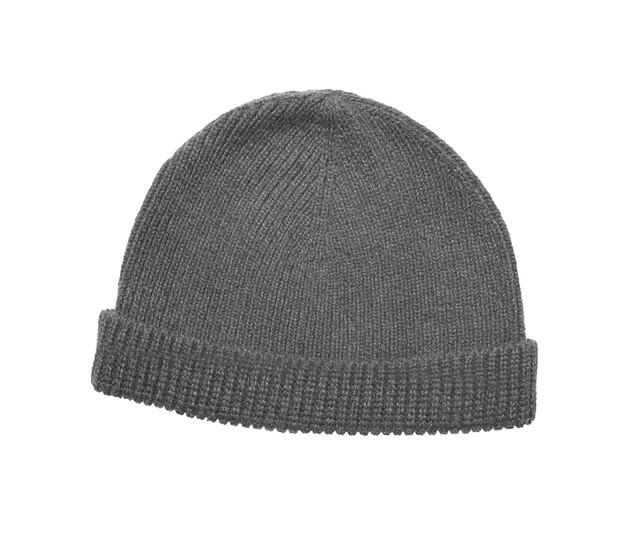 Premium Photo Wool knitted winter hat isolated on white background