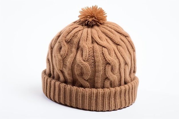 Woolen Cap PNG with White Background Cozy Winter Accessory