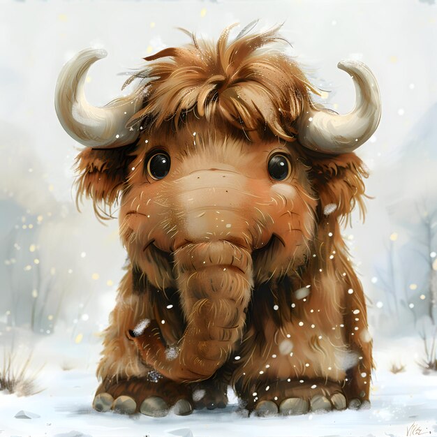 Photo woolly mammoth clip art