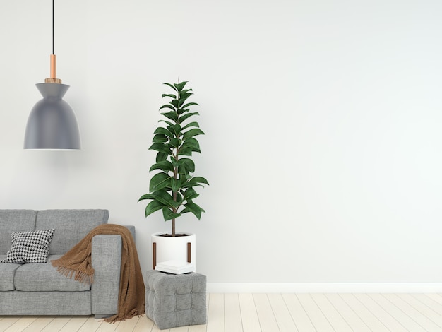 woonkamer interieur 3d render