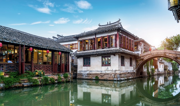 Woonplaats in de oude stad van zhouzhuang, suzhou