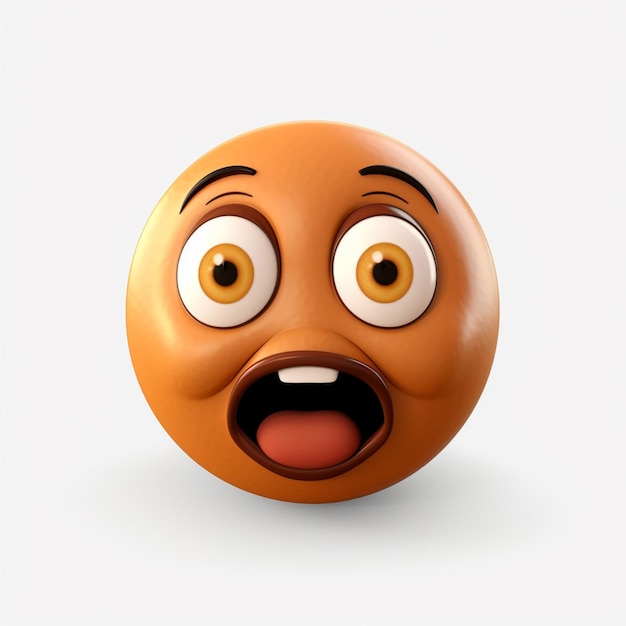 Woozy Face emoji on white background high quality 4k hdr