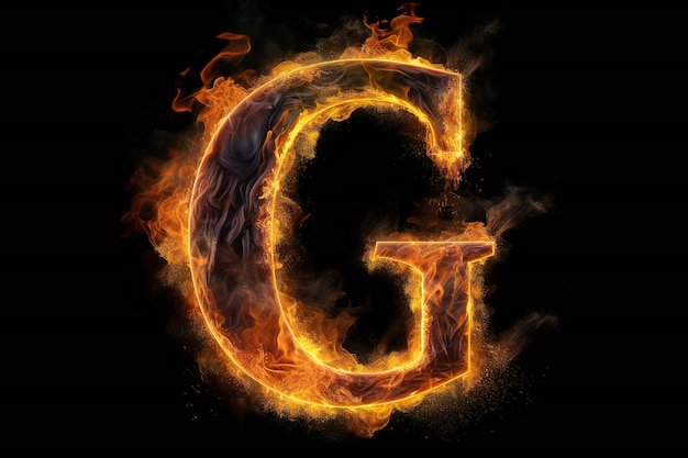 The word g is on fire