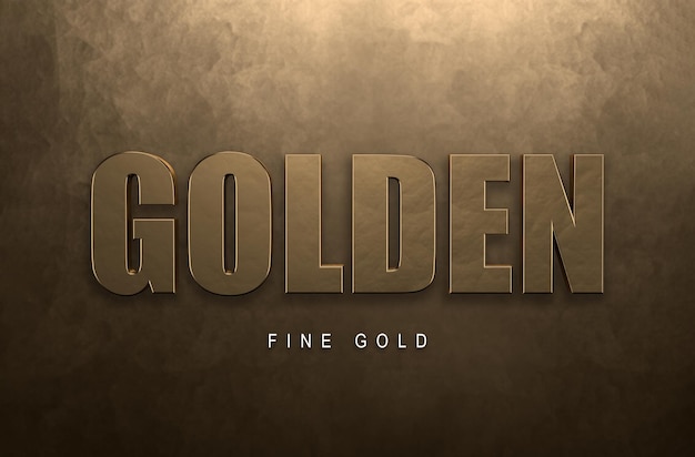 Word Golden met volume op gouden achtergrond