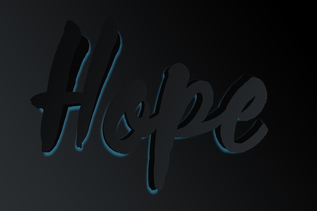 心の概念の単語の希望の状態 ヘルスケア ライフ コンセプト
