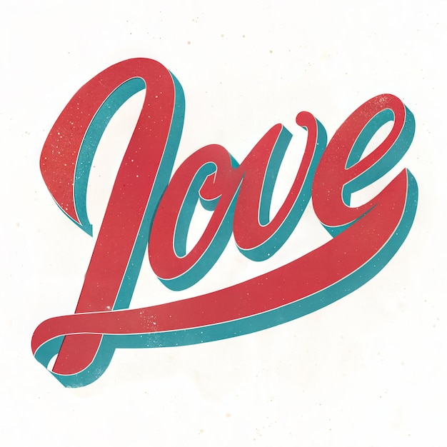 word love on white background