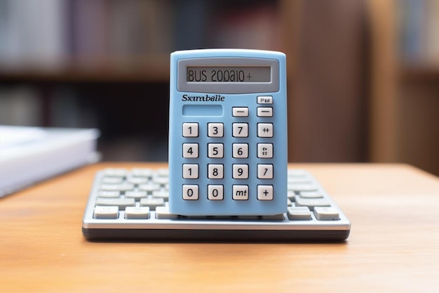 word small business displayed on calculator