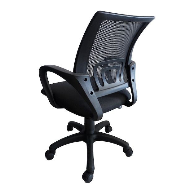 Work Chair for Staff Office on White Background