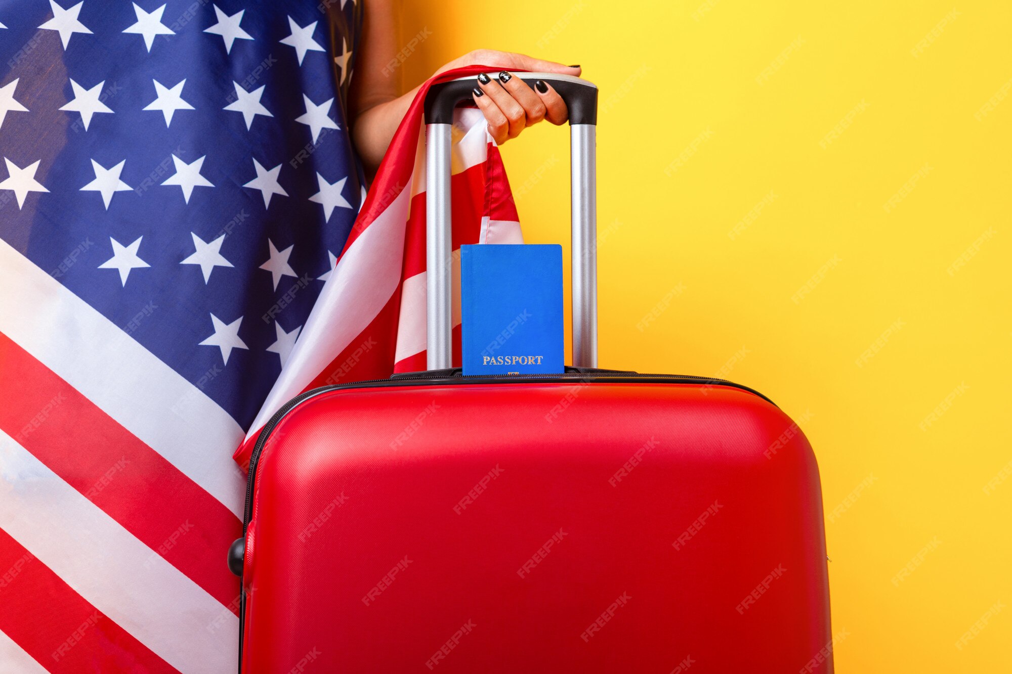 Premium Photo Work and travel in usa