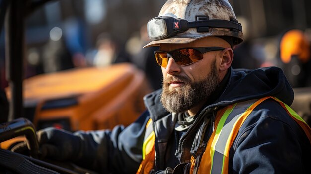 A worker in construction