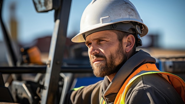 A worker in construction