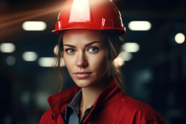 worker portrait in a company