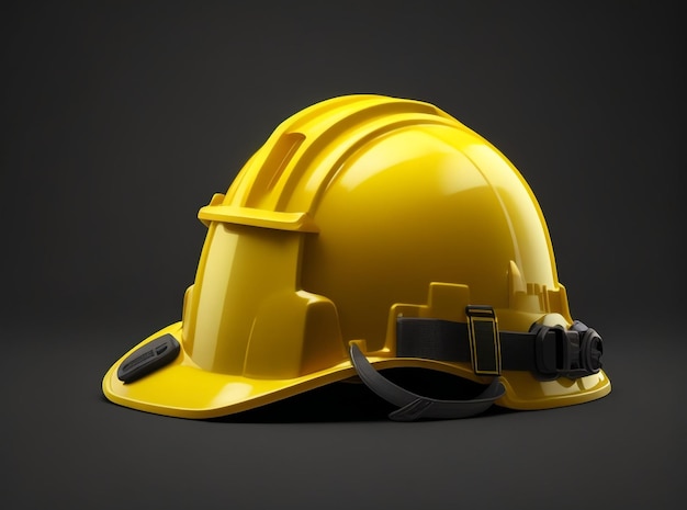 A worker's helmet