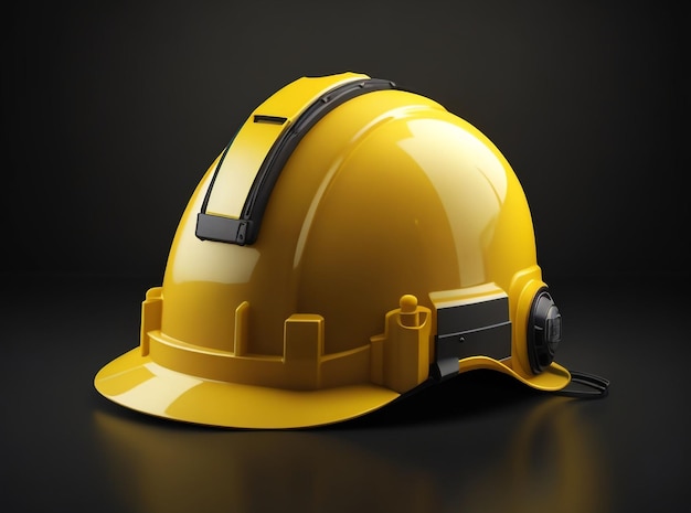 A worker's helmet