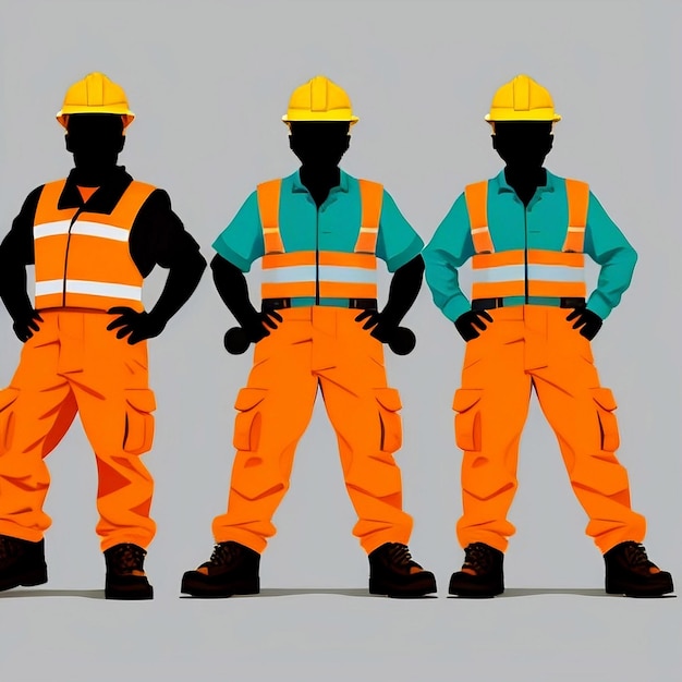 A worker vector illustration