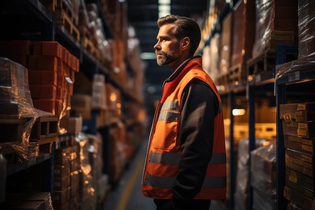 worker in warehouse