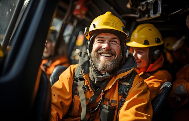 Workers on offshore oil rigs